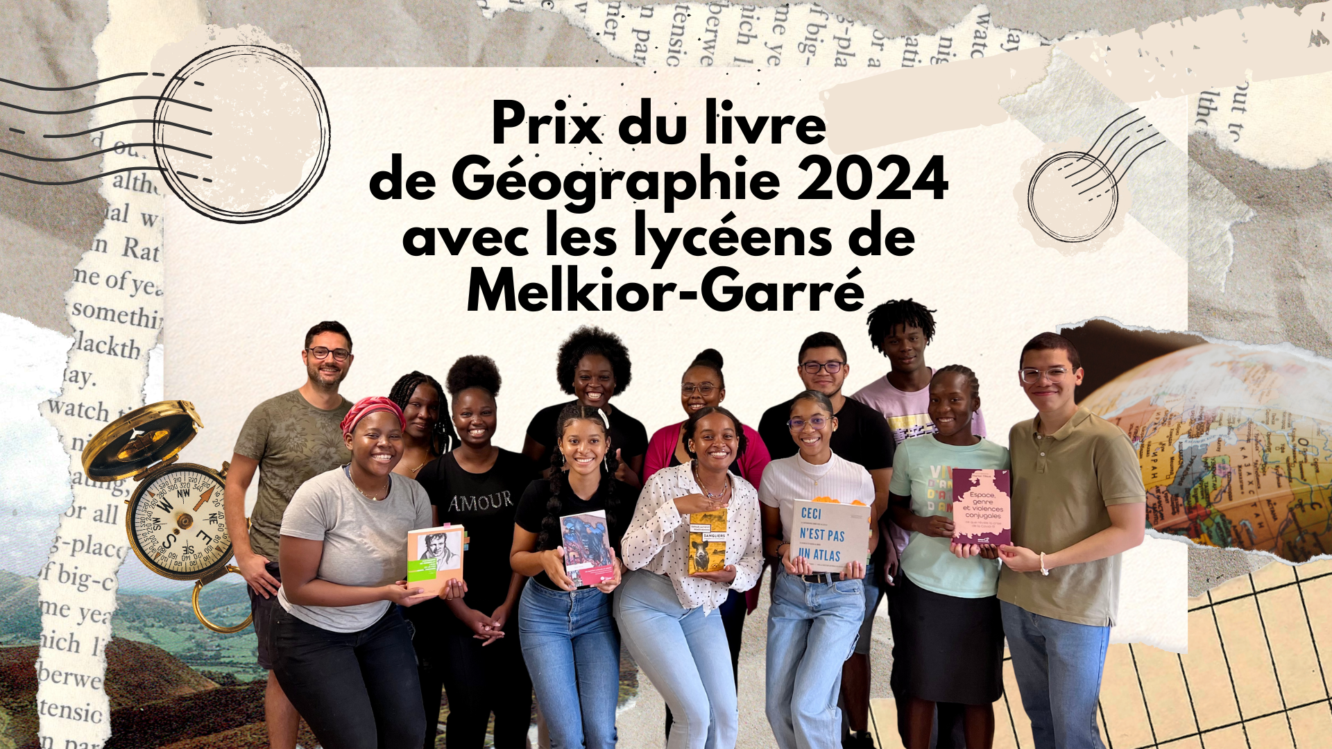 Les lycéens de Melkior-Garré au Prix du Livre de Géographie des lycéens et étudiants 2024